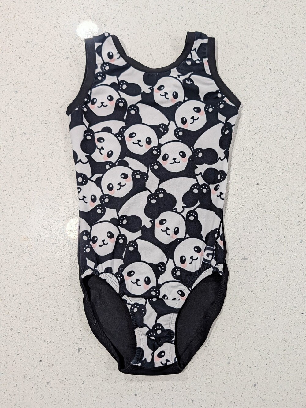 KAWAII PANDA BEAR Gymgear Gym Gear Gymnastics Leotard CL Child Large ULTRA SOFT